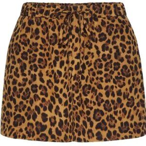 Valentino Garavani Animalier crepe de chine shorts Size: IT 40